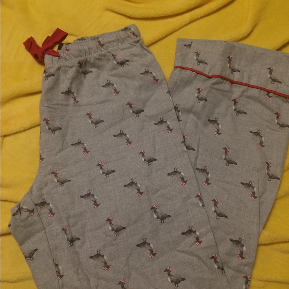 🆕 Land’s End Holiday Goose Pajama Set - Small - Picture 3 of 7